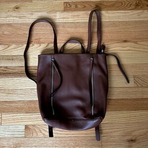 Leather Backpack